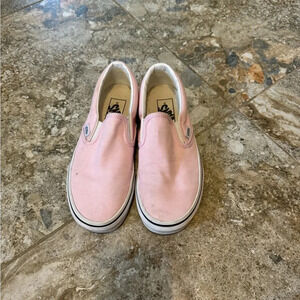 pink slip on vans size six women’s